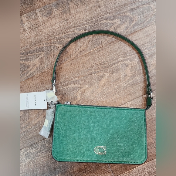 COACH Pouch Bag With Signature Canvas - Picture 4 of 15